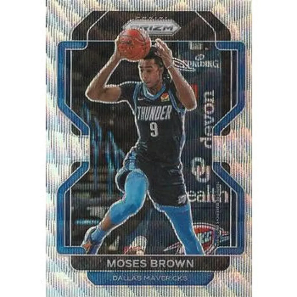 2021-22 Panini Silver Prizm Moses Brown 173 Dallas Mavericks